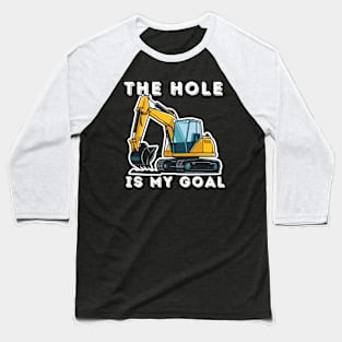 Excavator Funny Baseball T-Shirt